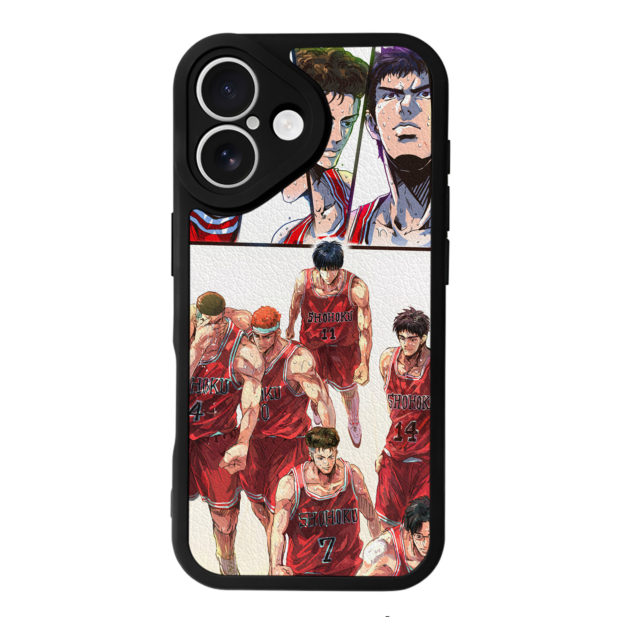 （画像用） SLAM DUNK／スラムダンク 【iPhone 16シリーズ対応】シリコンスマホケース（レザー調） 材質：シリコン
